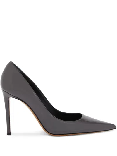 Alexandre Vauthier 105mm Patent Pumps In Grey