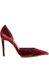 Alexandre Vauthier 105mm Pointed Toe Stiletto Pumps In Red