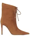 Alexandre Vauthier 105mm Pointed-toe Suede Boots In Neutrals
