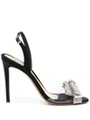 Alexandre Vauthier 110mm Embellished Bow-detail Pumps In Black