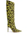 Alexandre Vauthier Alex 110mm Graphic-print Boots In Black