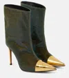 Alexandre Vauthier Alex Ankle Boots In Gold