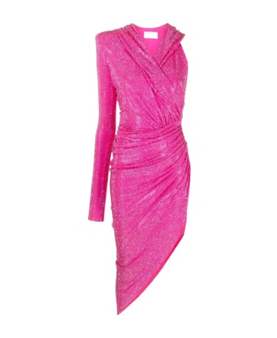 ALEXANDRE VAUTHIER HOODED ASYMMETRICAL DRESS