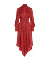 Alexandre Vauthier Red Pol Pol Idress In Red