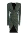 Alexandre Vauthier Asymmetrical Dress In Black