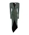 Alexandre Vauthier Asymmetrical Dress In Black