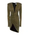 Alexandre Vauthier Asymmetrical Dress In Green