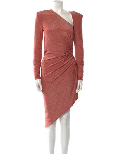 Pre-owned Alexandre Vauthier Asymmetrical Midi Length Dress