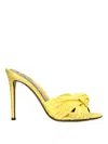 Alexandre Vauthier 105mm Polka-dot Sandals In Amarillo