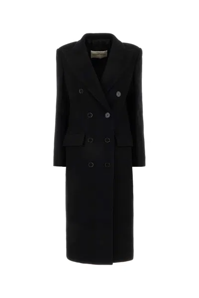 ALEXANDRE VAUTHIER ALEXANDRE VAUTHIER BLACK WOOL BLEND COAT