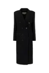 Alexandre Vauthier Tailored Double-breasted Wool Blend Coat In Black