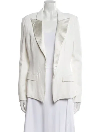 Pre-owned Alexandre Vauthier Blazer In Neutral