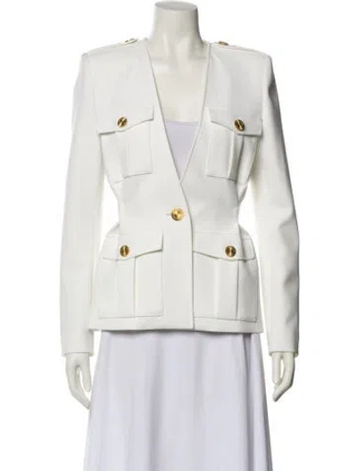 Pre-owned Alexandre Vauthier Blazer In White