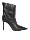 Alexandre Vauthier Pointed Ankle Boots In Black