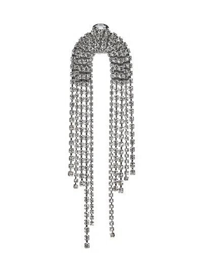 Alexandre Vauthier Cascade Earrings In Grey