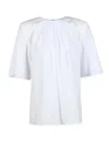 Alexandre Vauthier Cotton Blouse - White In White