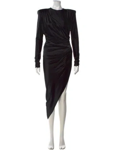 Pre-owned Alexandre Vauthier Crew Neck Midi Length Dress W/ Tags In Multi