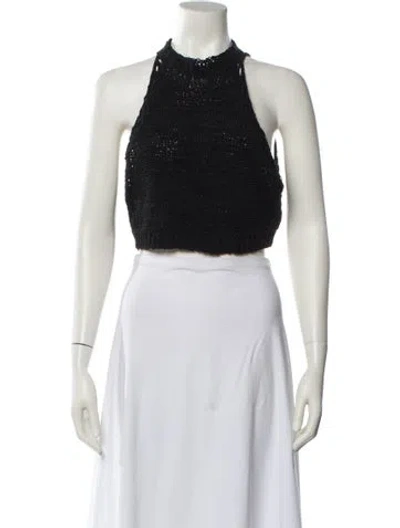 Pre-owned Alexandre Vauthier Crew Neck Sleeveless Crop Top W/ Tags In Multi
