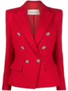 Alexandre Vauthier Smocking Jacket In Red