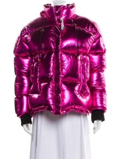 Pre-owned Alexandre Vauthier Down Jacket W/ Tags In Pink