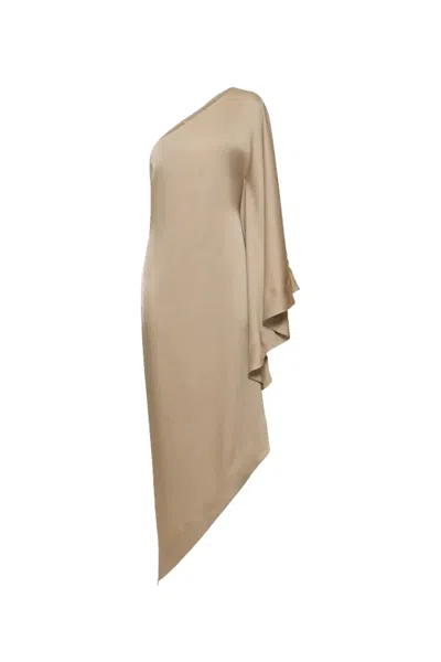 Alexandre Vauthier Dress In Beige