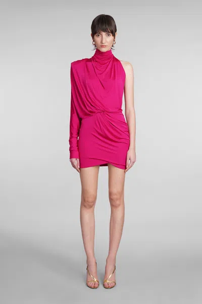 Alexandre Vauthier Dress In Fuxia Viscose
