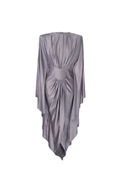 Alexandre Vauthier Dress In Silver
