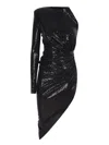 Alexandre Vauthier Embellished One Shoulder Midi Dress
