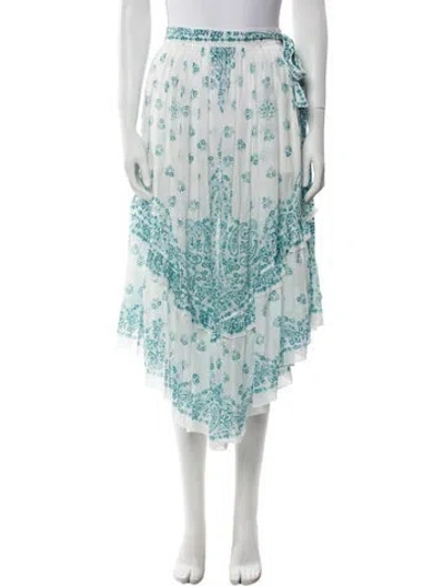 Pre-owned Alexandre Vauthier Floral Print Midi Length Skirt W/ Tags In Multi