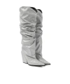 Alexandre Vauthier Glitter Knee-high Boots In Multi