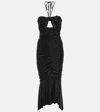 Alexandre Vauthier Midikleid Aus Jersey In Black
