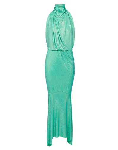 Alexandre Vauthier Halterneck Sleeveless Dress In Green