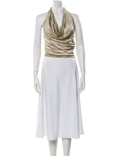 Pre-owned Alexandre Vauthier Halterneck Sleeveless Top