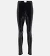 Alexandre Vauthier High-rise Leggings In Black