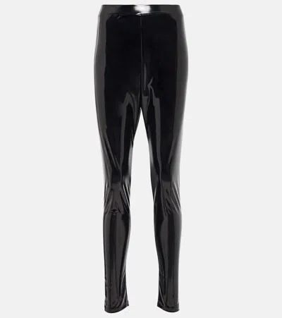 Alexandre Vauthier High-rise Leggings In Black