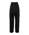 Alexandre Vauthier High-waist Paillette-embellished Trousers In Black