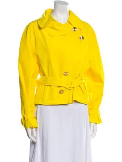 Pre-owned Alexandre Vauthier Jacket In Yellow