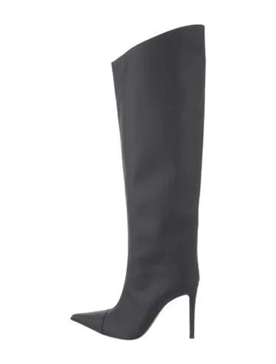 Pre-owned Alexandre Vauthier Leather Boots In Black