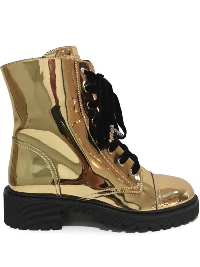Alexandre Vauthier Klassische Stiefel In Gold