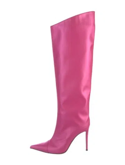 Pre-owned Alexandre Vauthier Leather Boots In Pink
