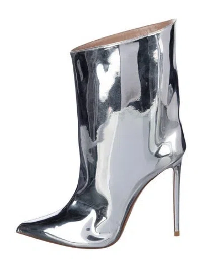 Pre-owned Alexandre Vauthier Leather Boots In Silver