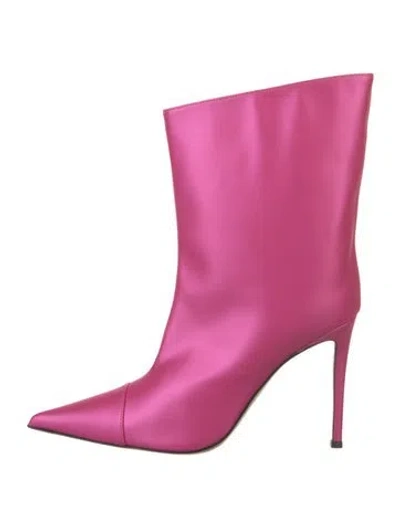 Pre-owned Alexandre Vauthier Leather Boots W/ Tags In Pink