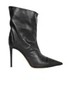 Alexandre Vauthier Pointed Ankle Boots In Black