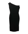 Alexandre Vauthier Logo Dress In Black