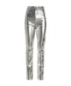 Alexandre Vauthier Logo Jeans In Gray