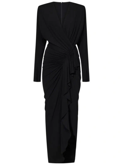 Alexandre Vauthier Long Black Dress