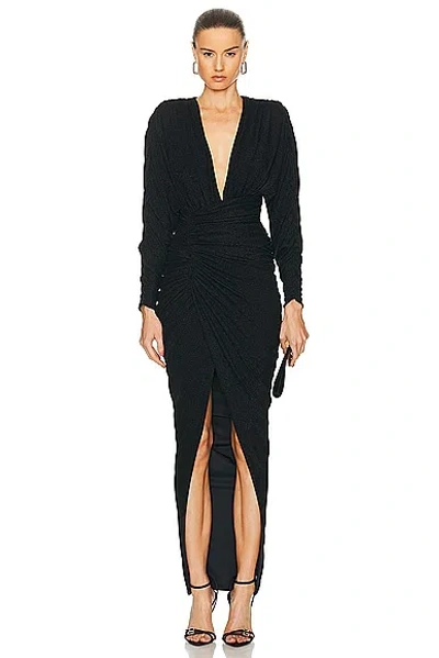 Alexandre Vauthier Long Dress In Black