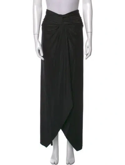 Pre-owned Alexandre Vauthier Long Skirt In Black