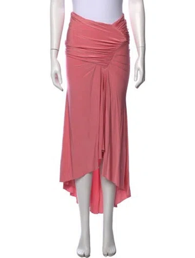Pre-owned Alexandre Vauthier Long Skirt In Pink