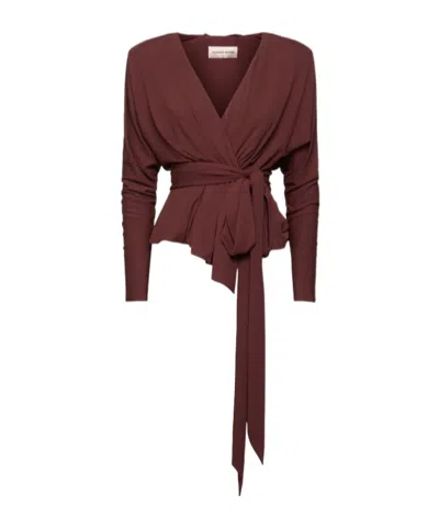 Alexandre Vauthier Long-sleeved Casual Jacket In Red